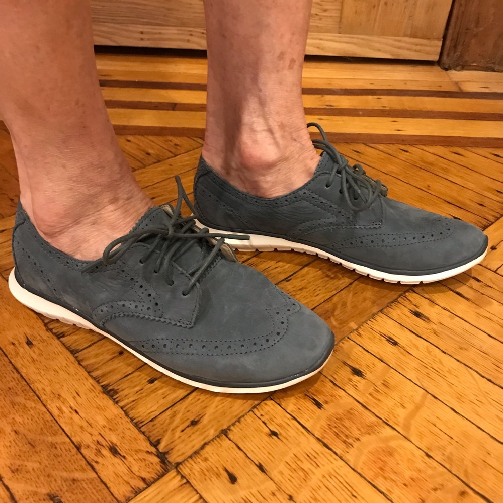 Hush Puppies blue suede Zula Tricia’ sneakers. Size 6.5. NWT - Picture 6 of 8